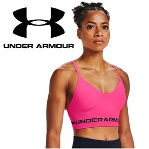 Under Armour Women's Size Large Hot Pink Seamless Low Lang Bra NWT